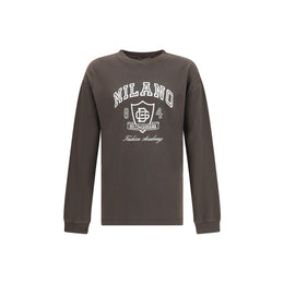 Dolce & Gabbana Brown Cotton Sweatshirt