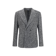 Dolce & Gabbana Gray Fleece Wool Coat