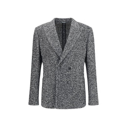Dolce & Gabbana Gray Fleece Wool Coat