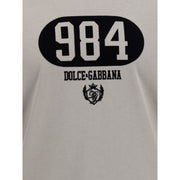 Dolce & Gabbana Brown Cotton T-Shirt