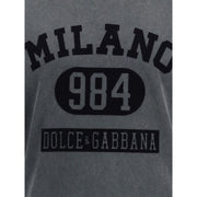 Dolce & Gabbana Gray Cotton T-Shirt