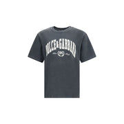 Dolce & Gabbana Gray Cotton T-Shirt
