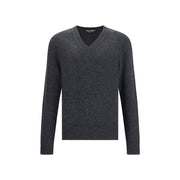 Dolce & Gabbana Gray Fleece Wool Sweatshirt