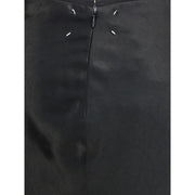Margiela Black Acetate Midi Skirt