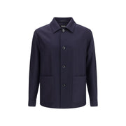 ZEGNA Blue Wool Clothing