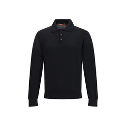 Cruna Black Wool Sweatshirt