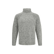 ZEGNA White Cashmere Turtleneck
