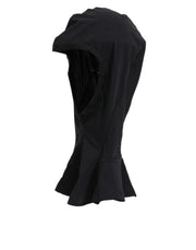 Dolce & Gabbana Black Nylon Elastane Balaclava Hood Face Cover Hat