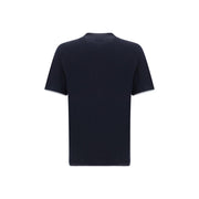 Brunello Cucinelli Blue Cotton T-Shirt