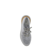 Brunello Cucinelli Gray Cotton Athletic Sneakers