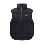 MONCLER x EDWARD ENNINFUL Black Polyamide Sleveless Jacket