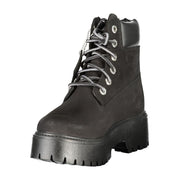 Timberland Black Polyester Ankle