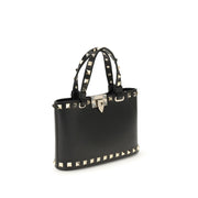 Valentino Garavani Black Leather Shoulder Bag