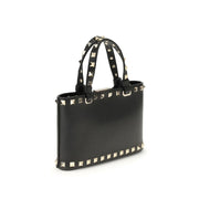 Valentino Garavani Black Leather Shoulder Bag