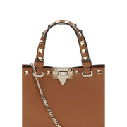Valentino Garavani Brown Leather Shoulder Bag