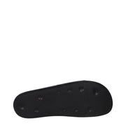 Marcelo Burlon Black Cotton Slippers