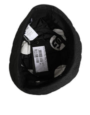 Dolce & Gabbana Black Nylon Quilted Bucket Men Capello Hat