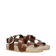 Stella McCartney Brown Leather Sandals