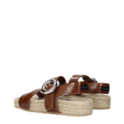 Stella McCartney Brown Leather Sandals
