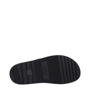 Versace Black Leather Sandals
