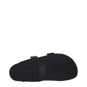 Isabel Marant Black Leather Slippers