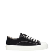 Moschino Black Fabric Low Top Sneakers