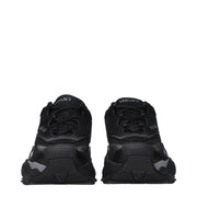 Versace Black Fabric Athletic Sneakers