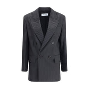 Max Mara Black Fleece Wool Blazer