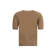 Max Mara Brown Fleece Wool Top