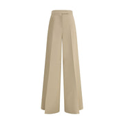 Max Mara Beige Cotton Casual Pants