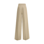 Max Mara Beige Cotton Casual Pants