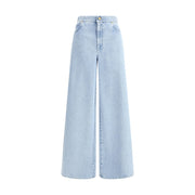 Max Mara Light Blue Cotton Jeans Denim