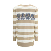 Max Mara Multicolor Fleece Wool Cardigan