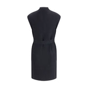 Max Mara Black Viscose Coat