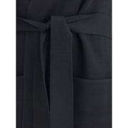 Max Mara Black Viscose Coat
