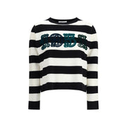 Max Mara Black Fleece Wool Sweatshirt