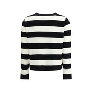 Max Mara Black Fleece Wool Sweatshirt