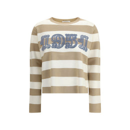 Max Mara Beige Fleece Wool Sweatshirt
