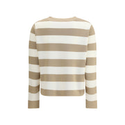 Max Mara Beige Fleece Wool Sweatshirt