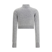 Max Mara Gray Cashmere Sweatshirt