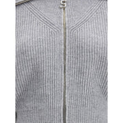 Max Mara Gray Wool Cardigan
