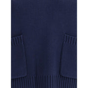 Max Mara Blue Cotton Sweatshirt