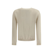 Max Mara Cream Cotton Sweatshirt