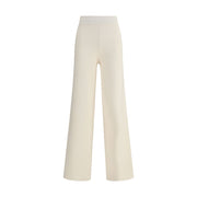 Max Mara Cream Viscose Casual Pants