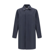 Burberry Blue Cotton Coat