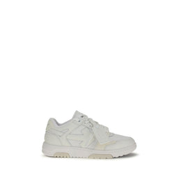 Off-White White Calf Leather Bos Taurus Low Top Sneakers