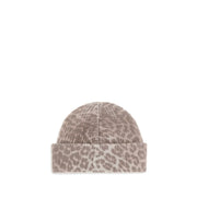 Ganni Beige Wool Beanie