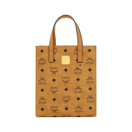 MCM Brown Cotton Handbag