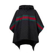 Gucci Black Polyester Trench Coat