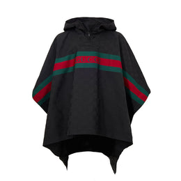 Gucci Black Polyester Trench Coat